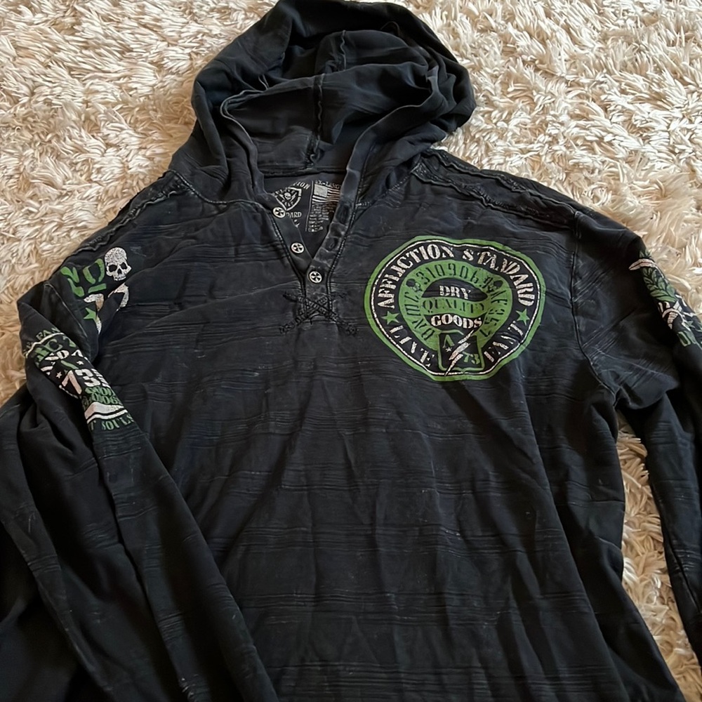 Mens affliction shirt